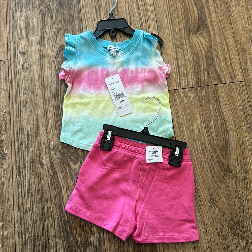Splendid 2 piece set 3-6 months brand new top and shorts